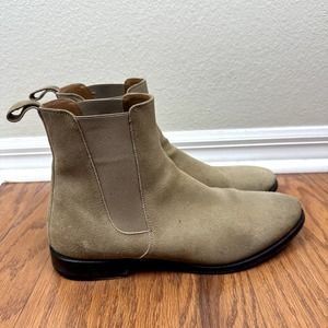 ORO Los Angeles Tan Chelsea Boot Sz 10 men’s Made In Spain Suede ankle boots